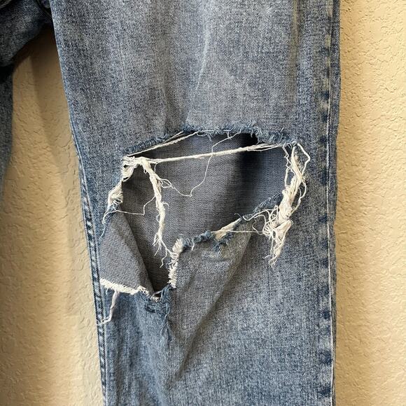 ABERCROMBIE & FITCH The Ankle Straight Jeans Blue Ultra High Rise - Picture 5 of 13